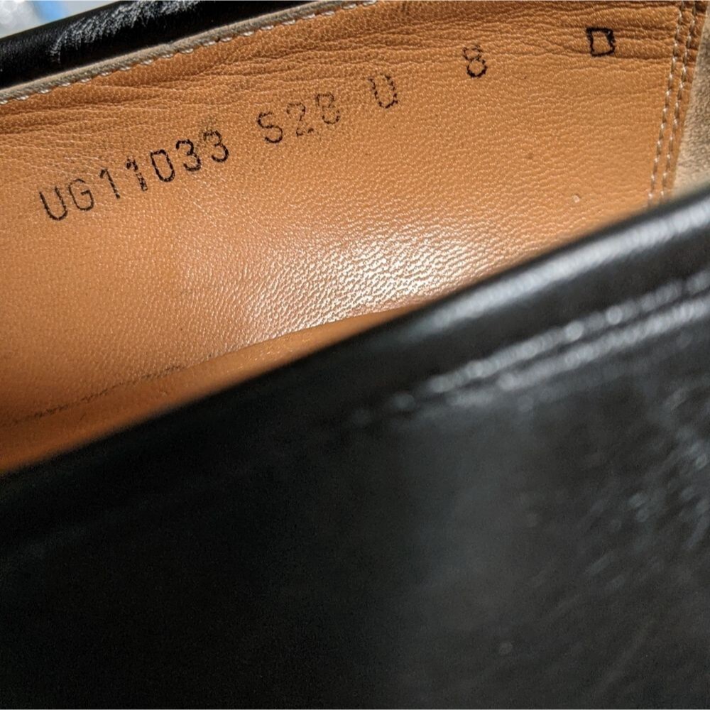 Salvatore Ferragamo men's horse bit black leather classic dress shoe Italy 8D - Picture 2 of 12